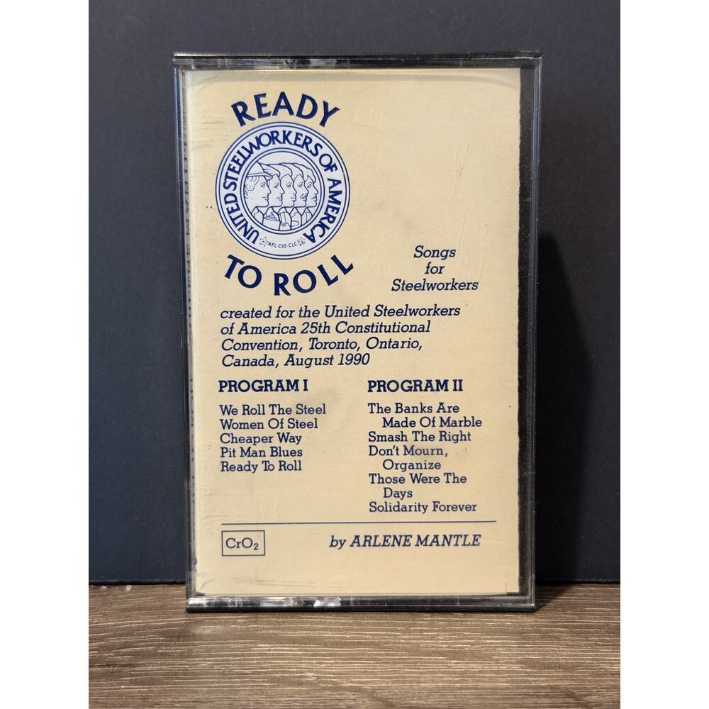 Rare Hard To Find Cassette The United Steelworkers Of America Arlene Mantle